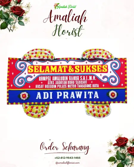 Papan Bunga Ucapan Selamat Wonodadi Kulon